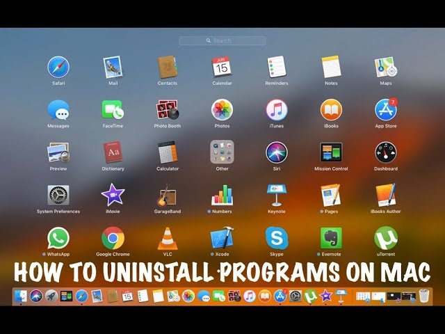 How To Uninstall Apps On Mac Youtube